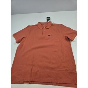 L.L.Bean Polo Shirt Mens XL Sunlit Coral Premium Double L Short Sleeve Pique